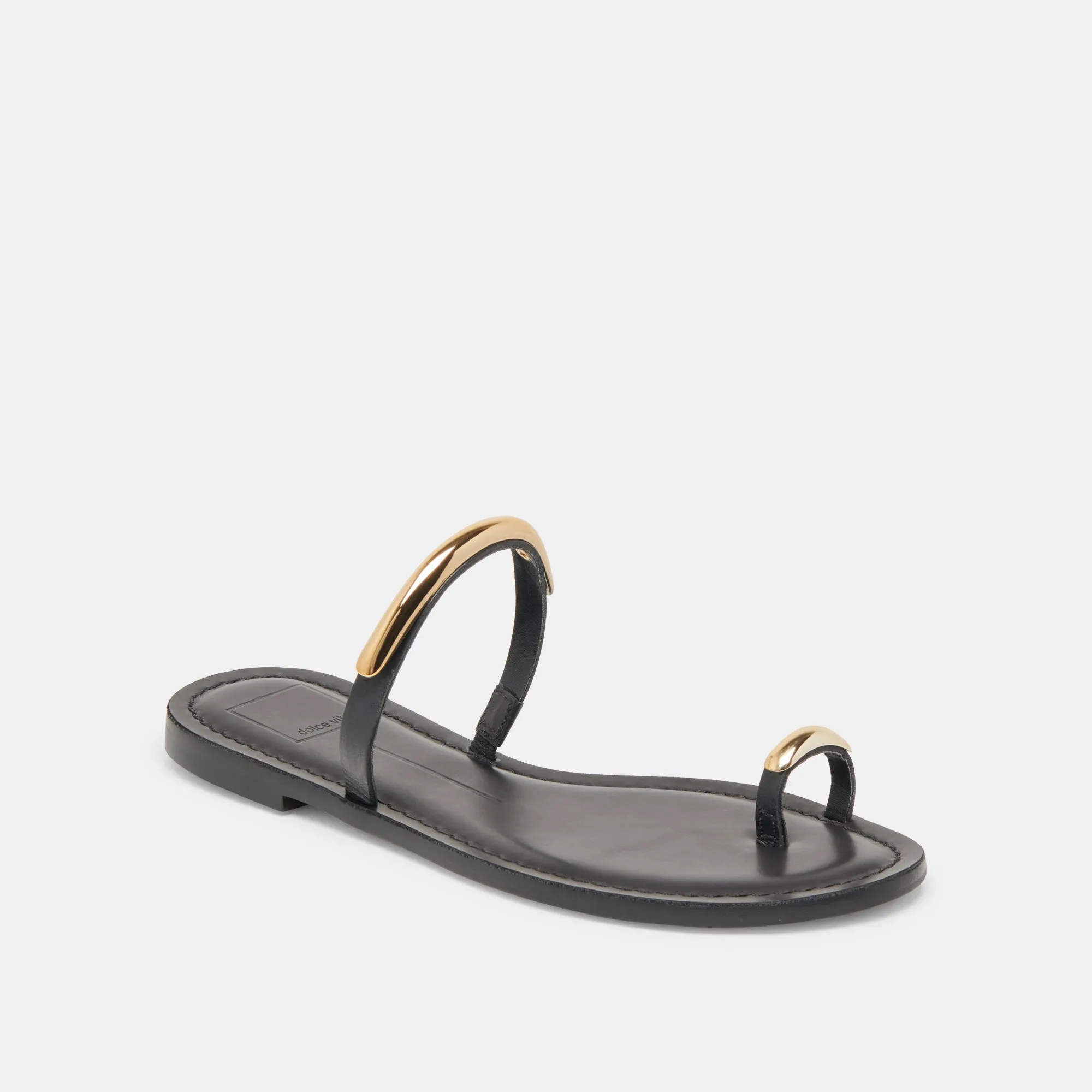 SANDALES WINK EN CUIR NOIR