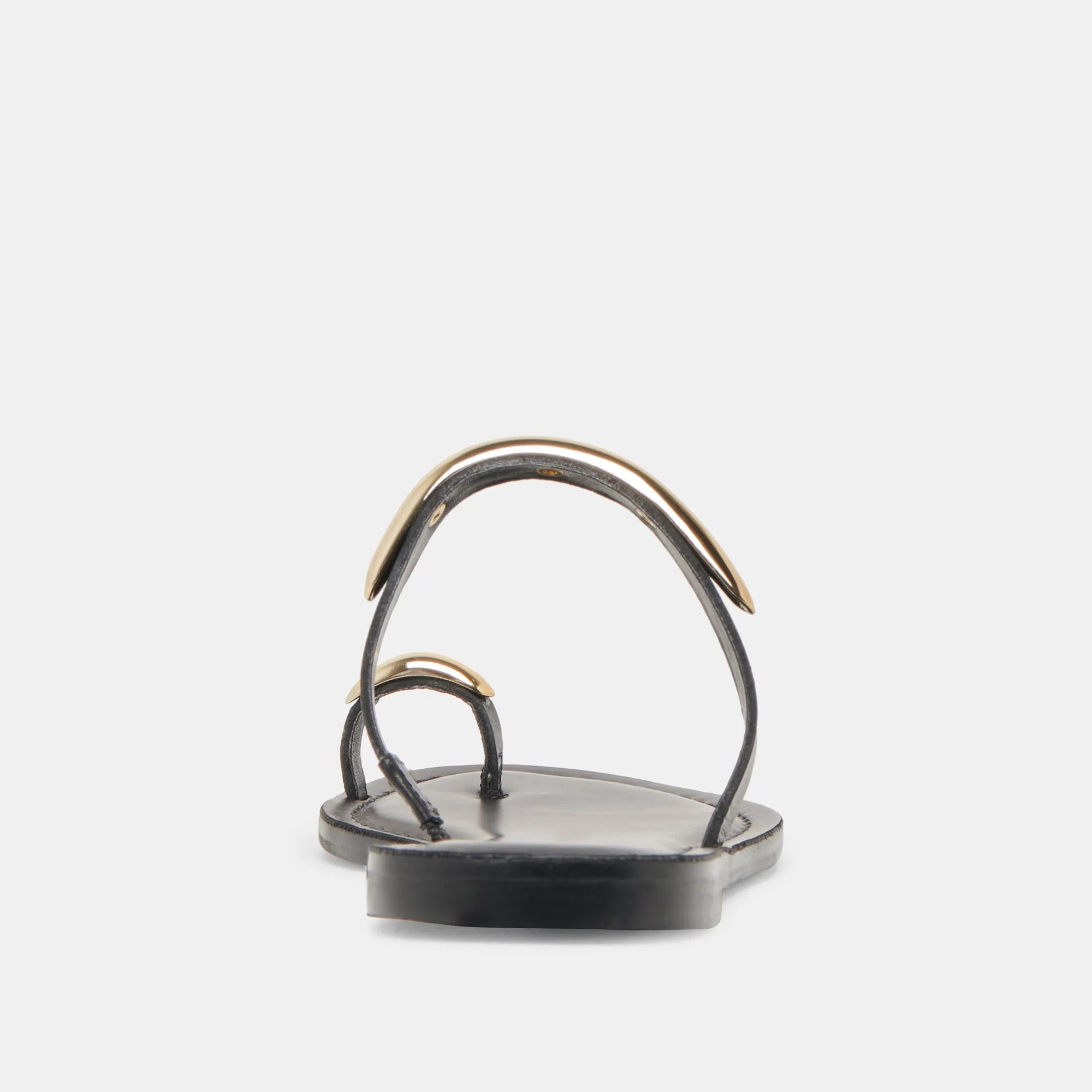 SANDALES WINK EN CUIR NOIR