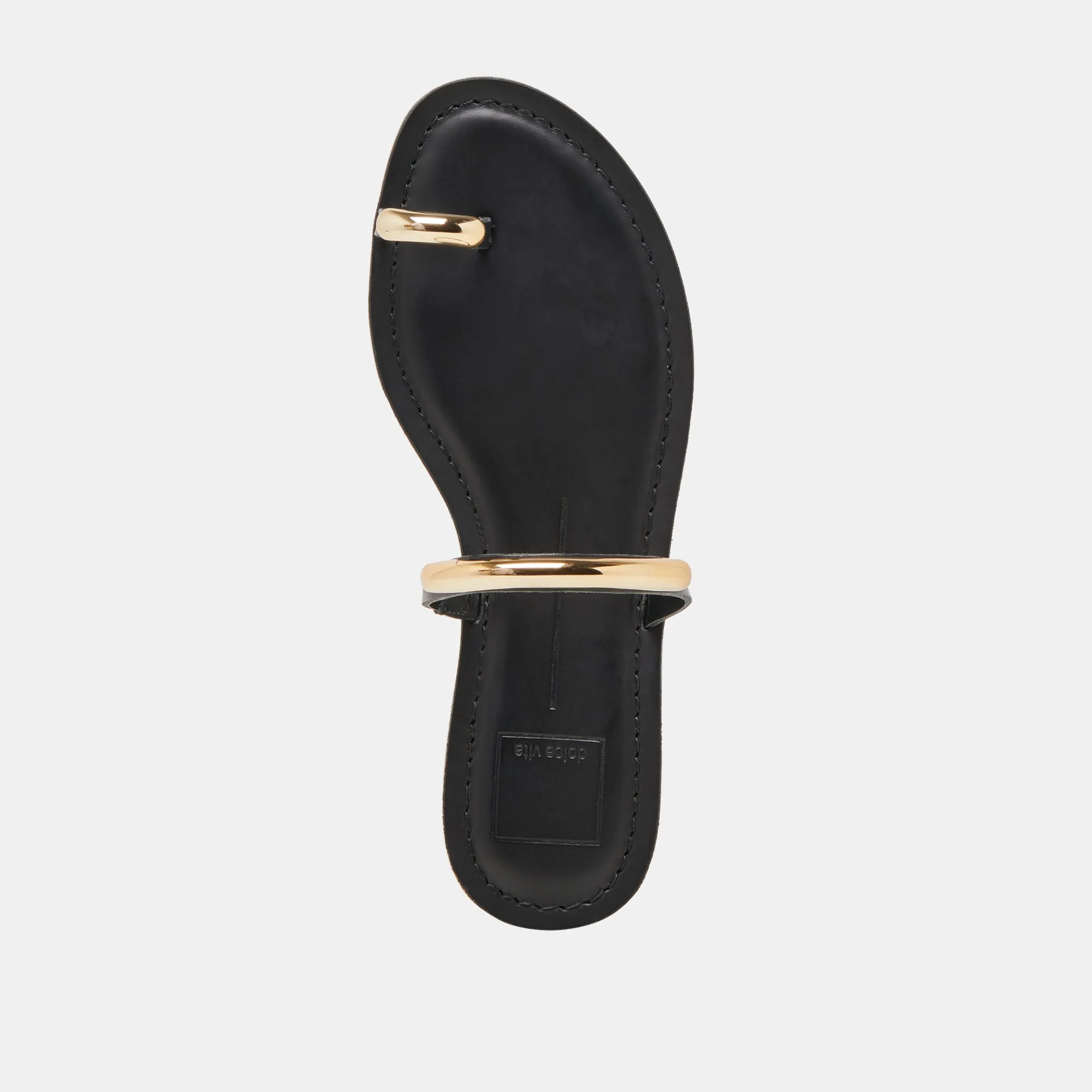 SANDALES WINK EN CUIR NOIR