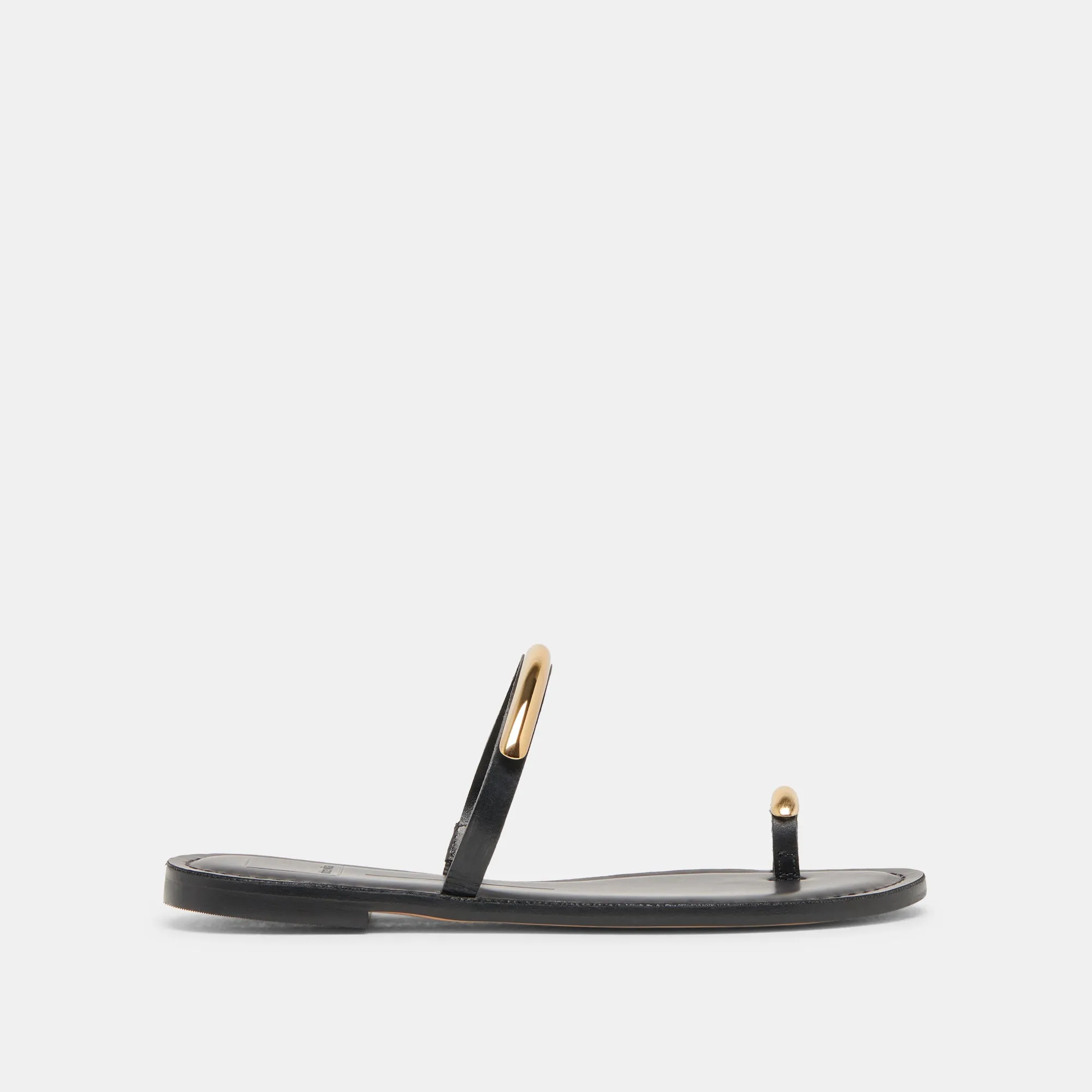 SANDALES WINK EN CUIR NOIR
