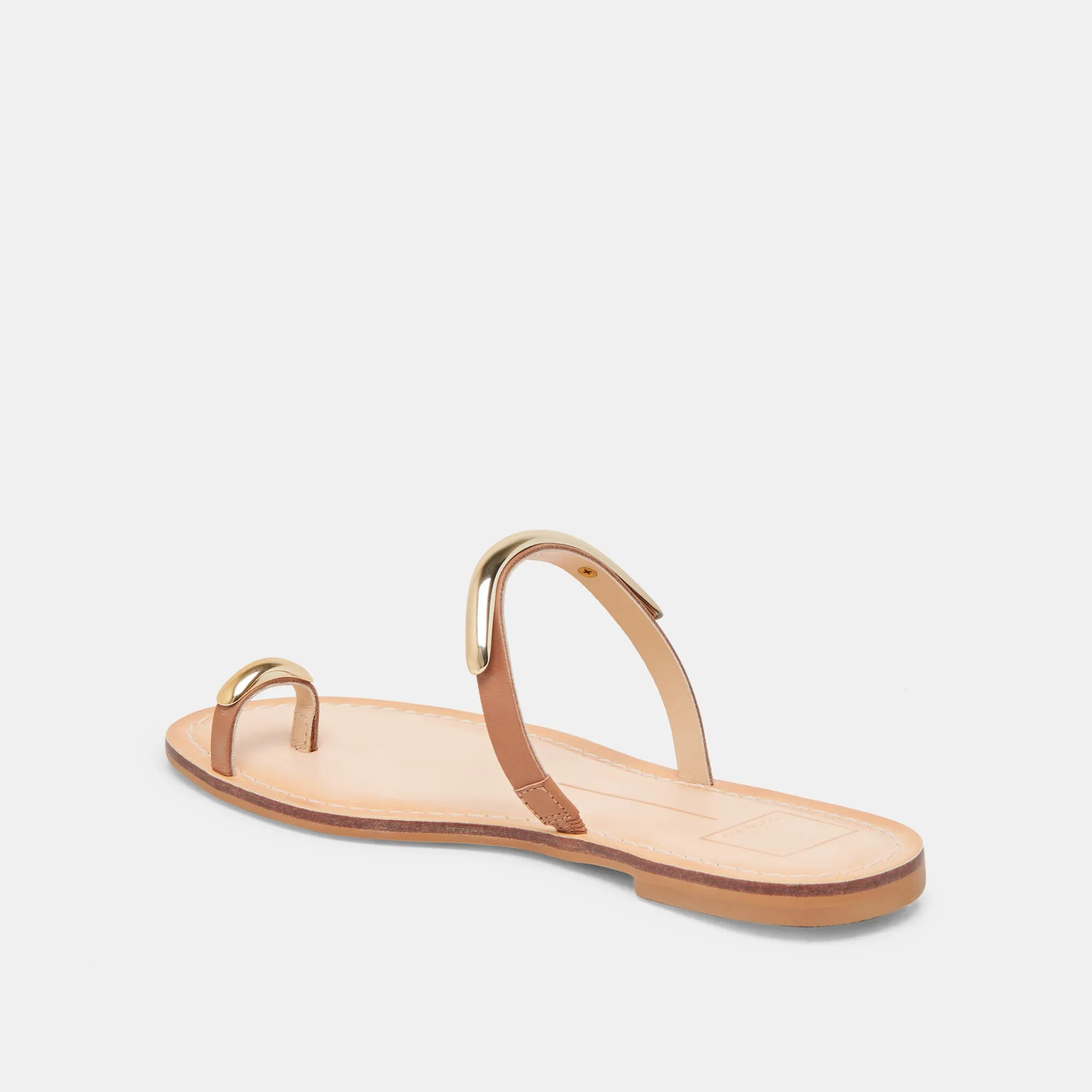 SANDALES WINK WIDE EN CUIR SADDLE