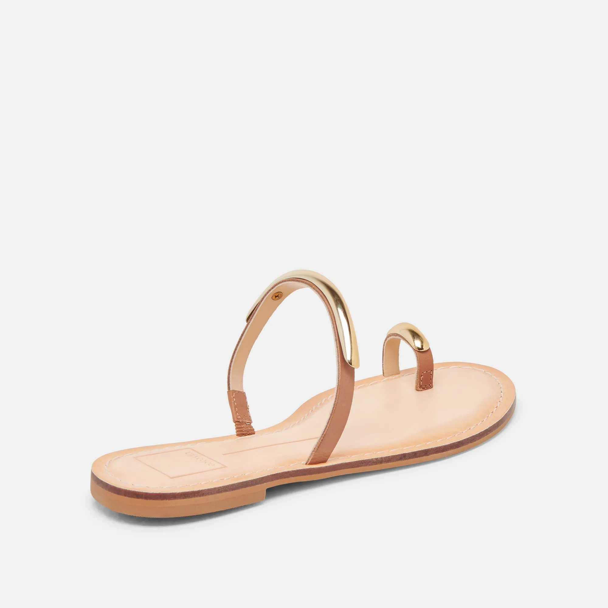 SANDALES WINK WIDE EN CUIR SADDLE